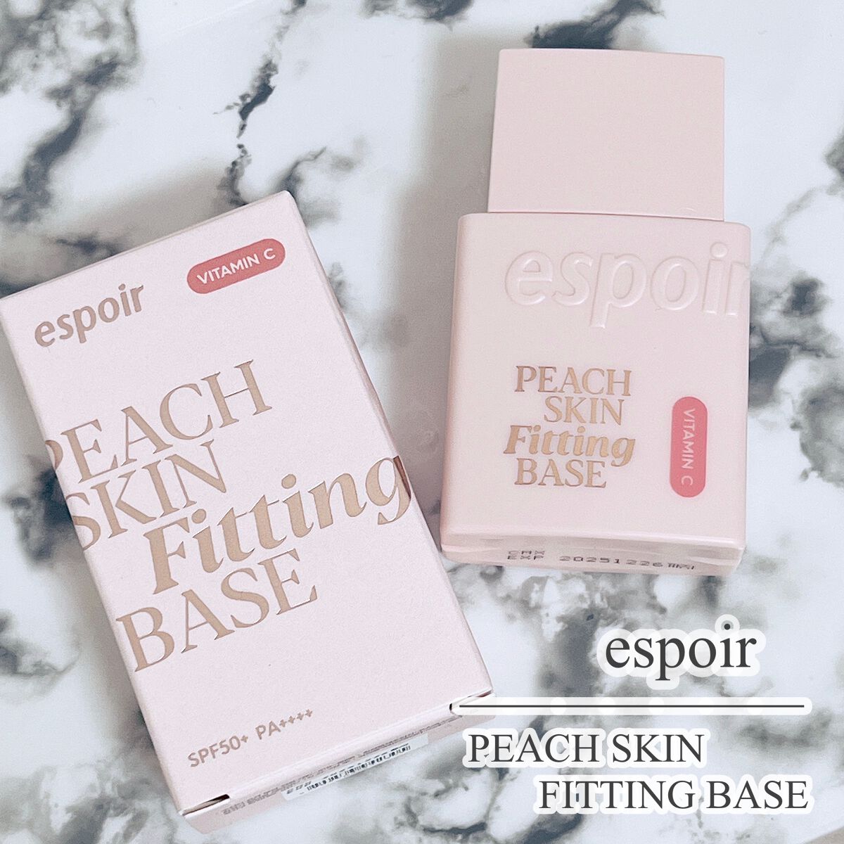 ピーチスキンフィッティングベース オールニュー SPF50 PA++++/espoir/化粧下地を使ったクチコミ（1枚目）