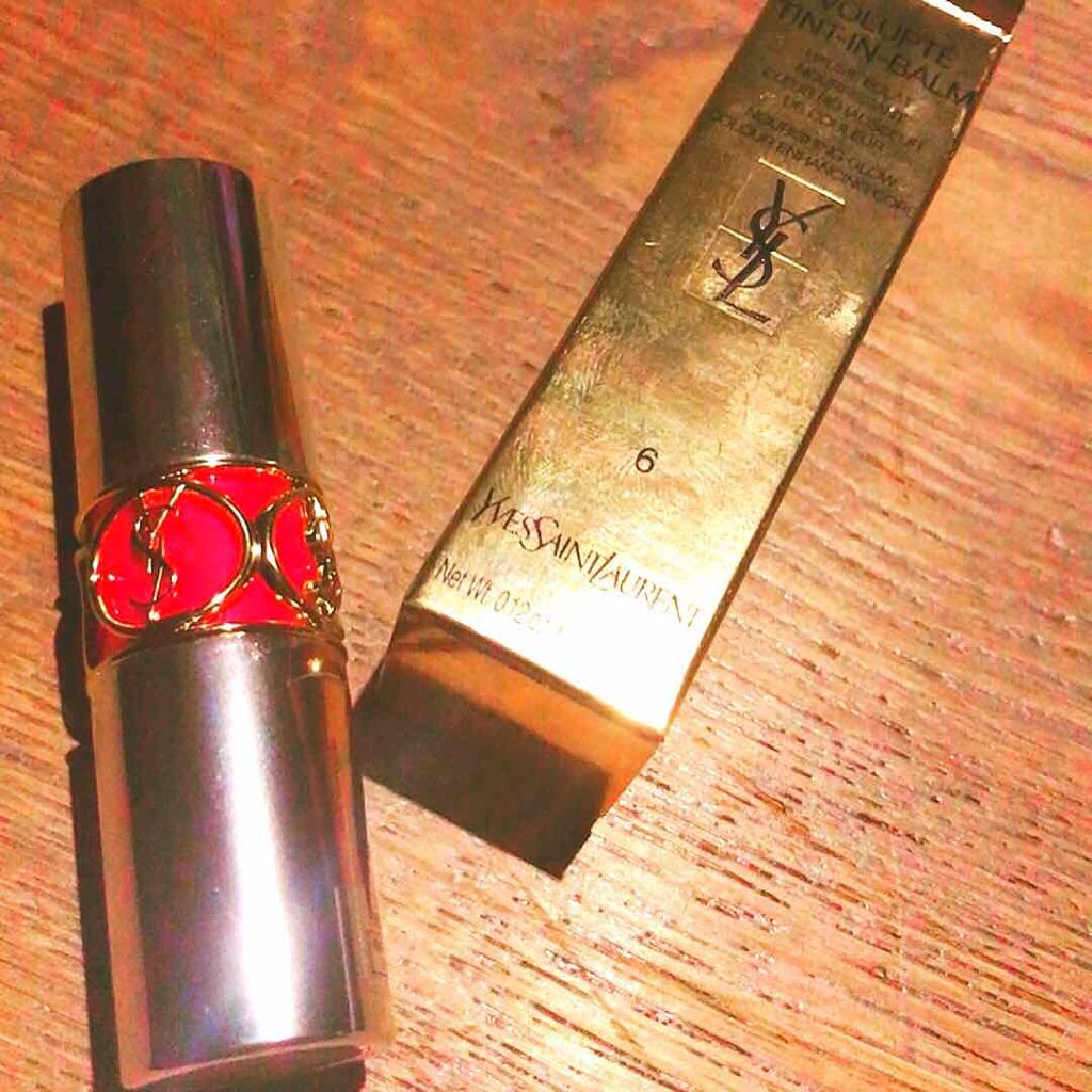 ヴォリュプテ ティントインバーム/YVES SAINT LAURENT BEAUTE/口紅を使ったクチコミ(1枚目)
