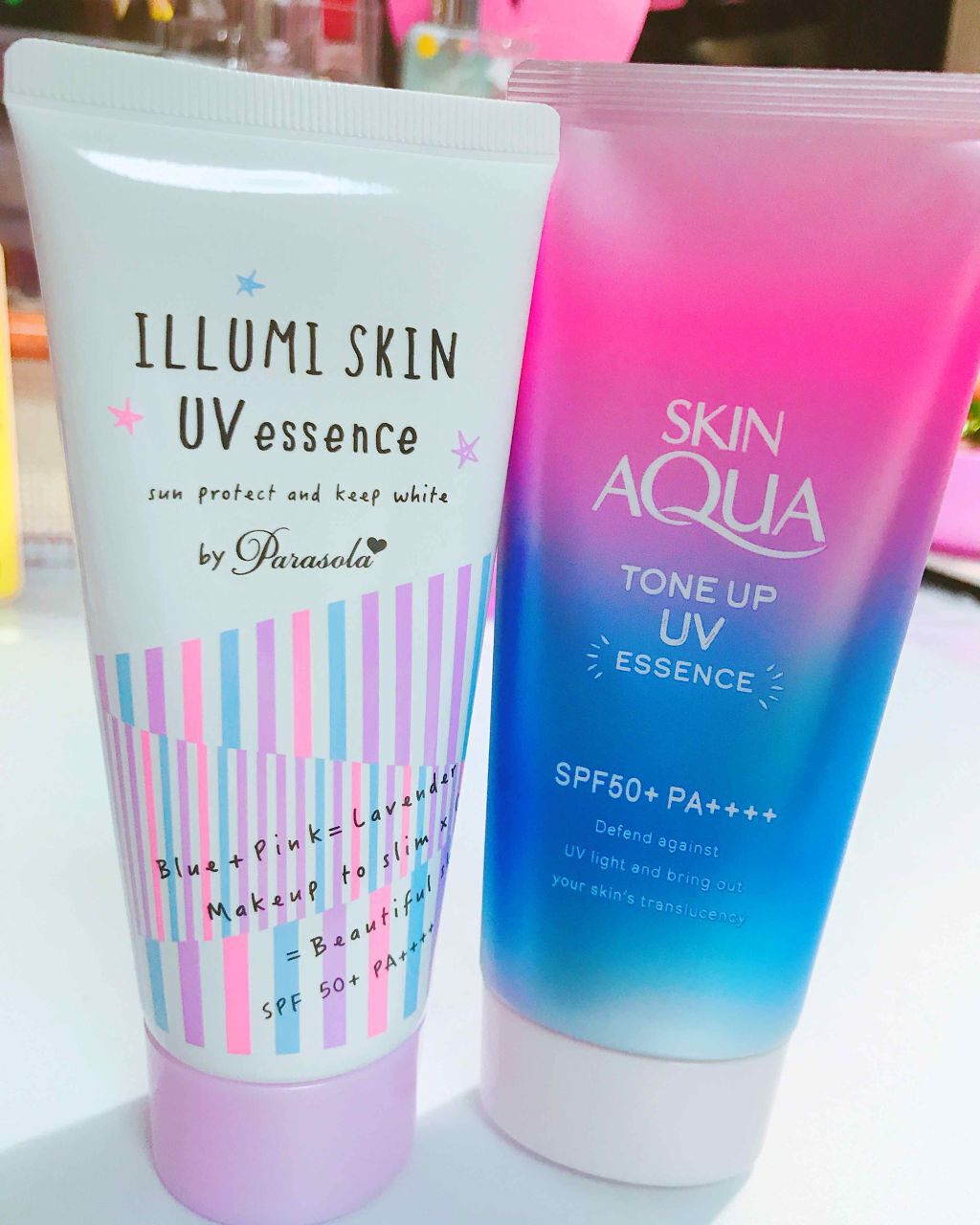 パラソーラ イルミスキンUVエッセンス（旧品）/パラソーラ/日焼け止め・UVケアを使ったクチコミ（1枚目）