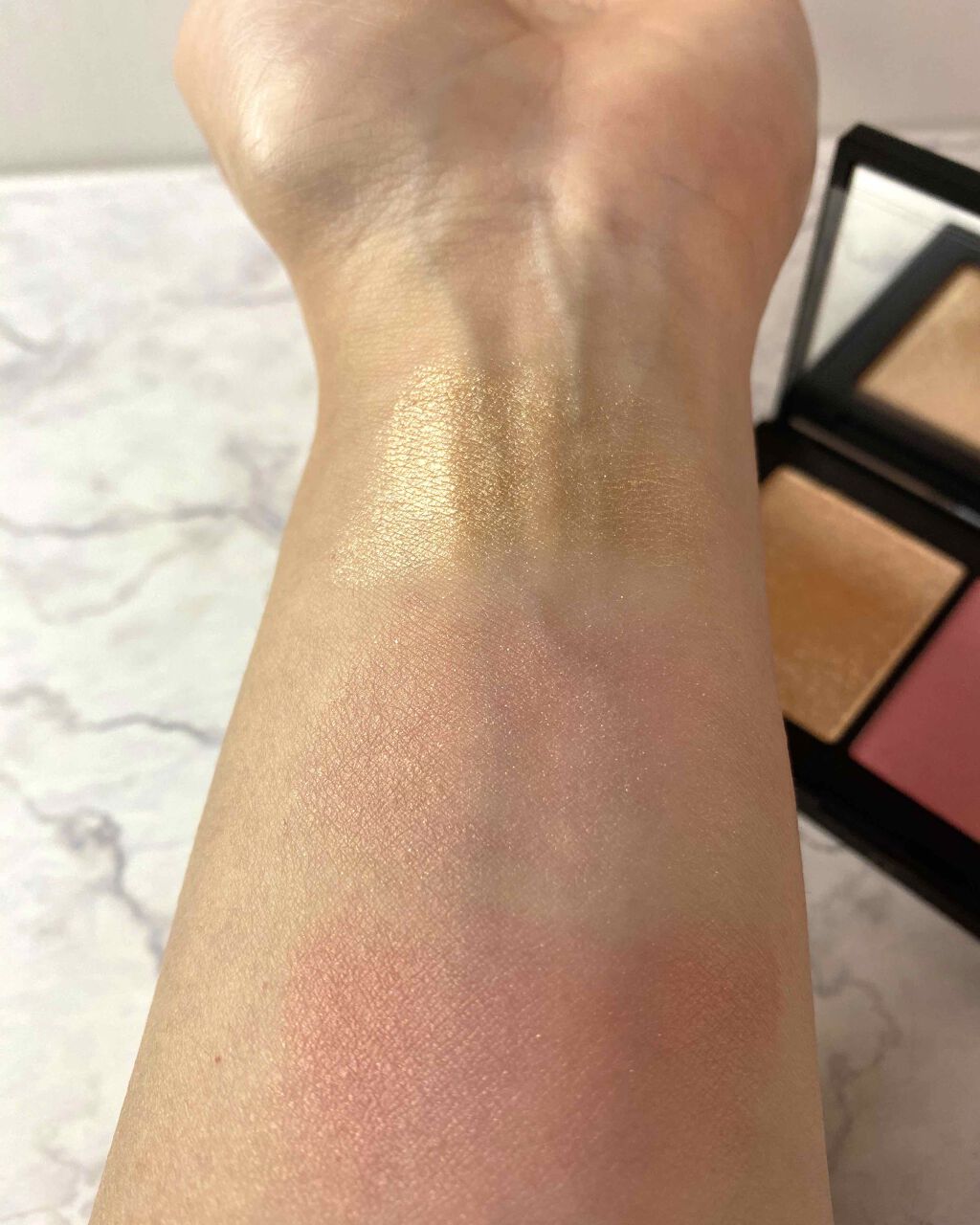 オーガズムX チークパレット/NARS/パウダーチークを使ったクチコミ（3枚目）