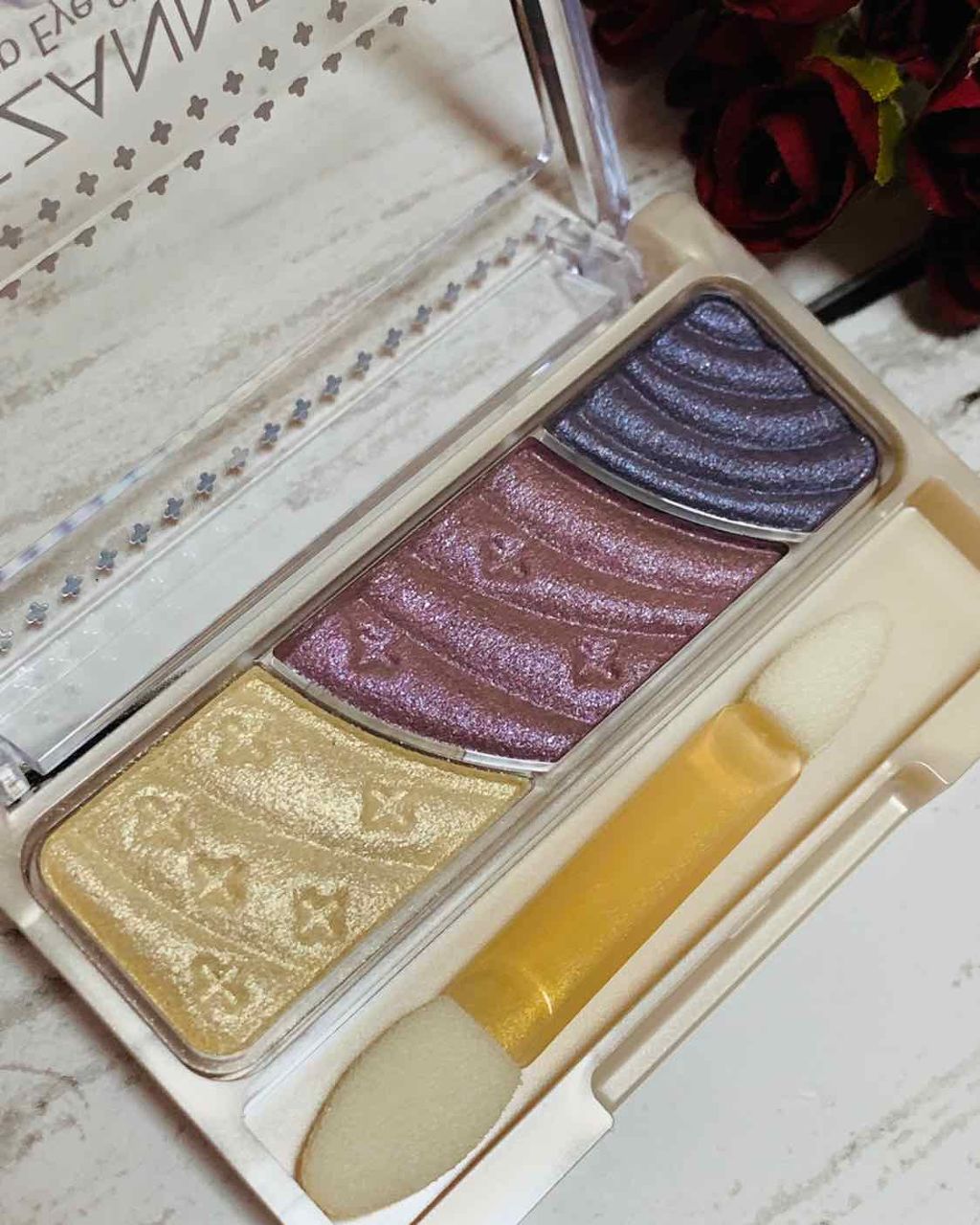 トーンアップアイシャドウ/CEZANNE/アイシャドウパレットを使ったクチコミ(2枚目)