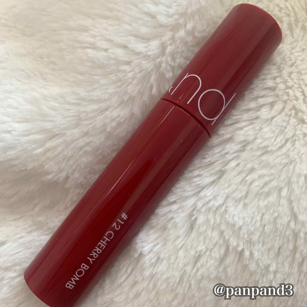 ジューシーラスティングティント/rom&nd/リップティントを使ったクチコミ（2枚目）