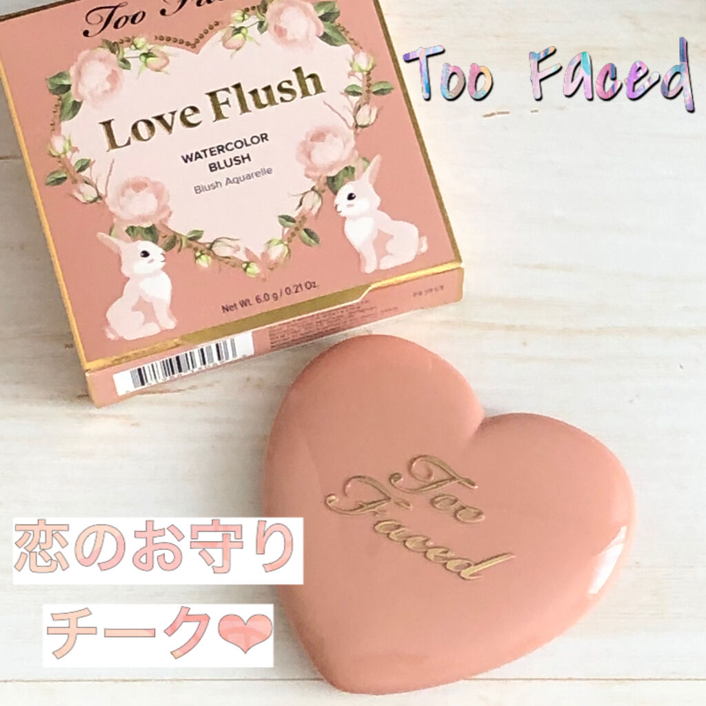  ラブ フラッシュ ウォーターカラー ブラッシュ​/Too Faced/パウダーチークを使ったクチコミ（1枚目）