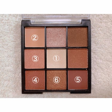 UR GLAM　BLOOMING EYE COLOR PALETTE/U R GLAM/アイシャドウパレットを使ったクチコミ（3枚目）