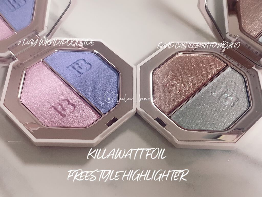 KILLAWATT FREESTYLE HIGHLIGHTER DUO/FENTY BEAUTY BY RIHANNA/パウダーハイライトを使ったクチコミ（1枚目）