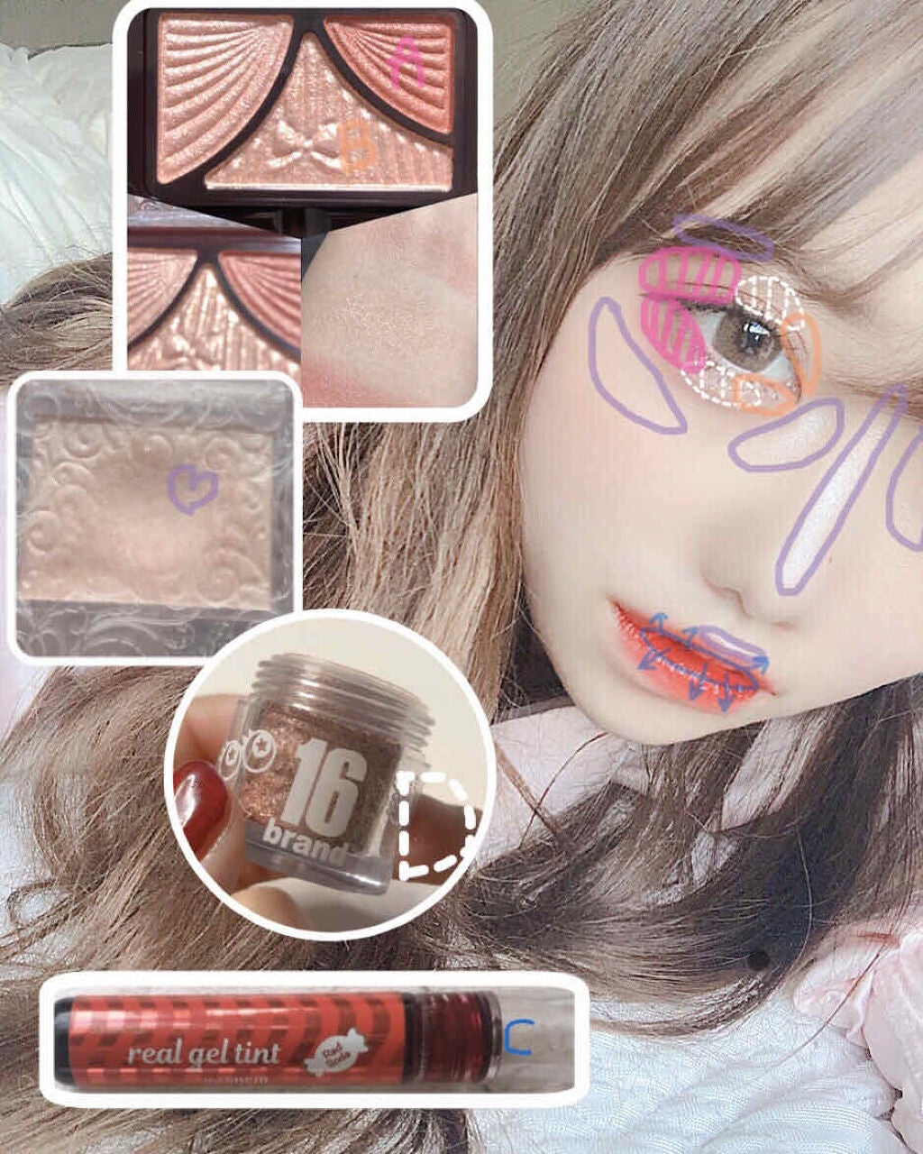 ジューシーピュアアイズ/キャンメイク/アイシャドウパレットを使ったクチコミ(2枚目)