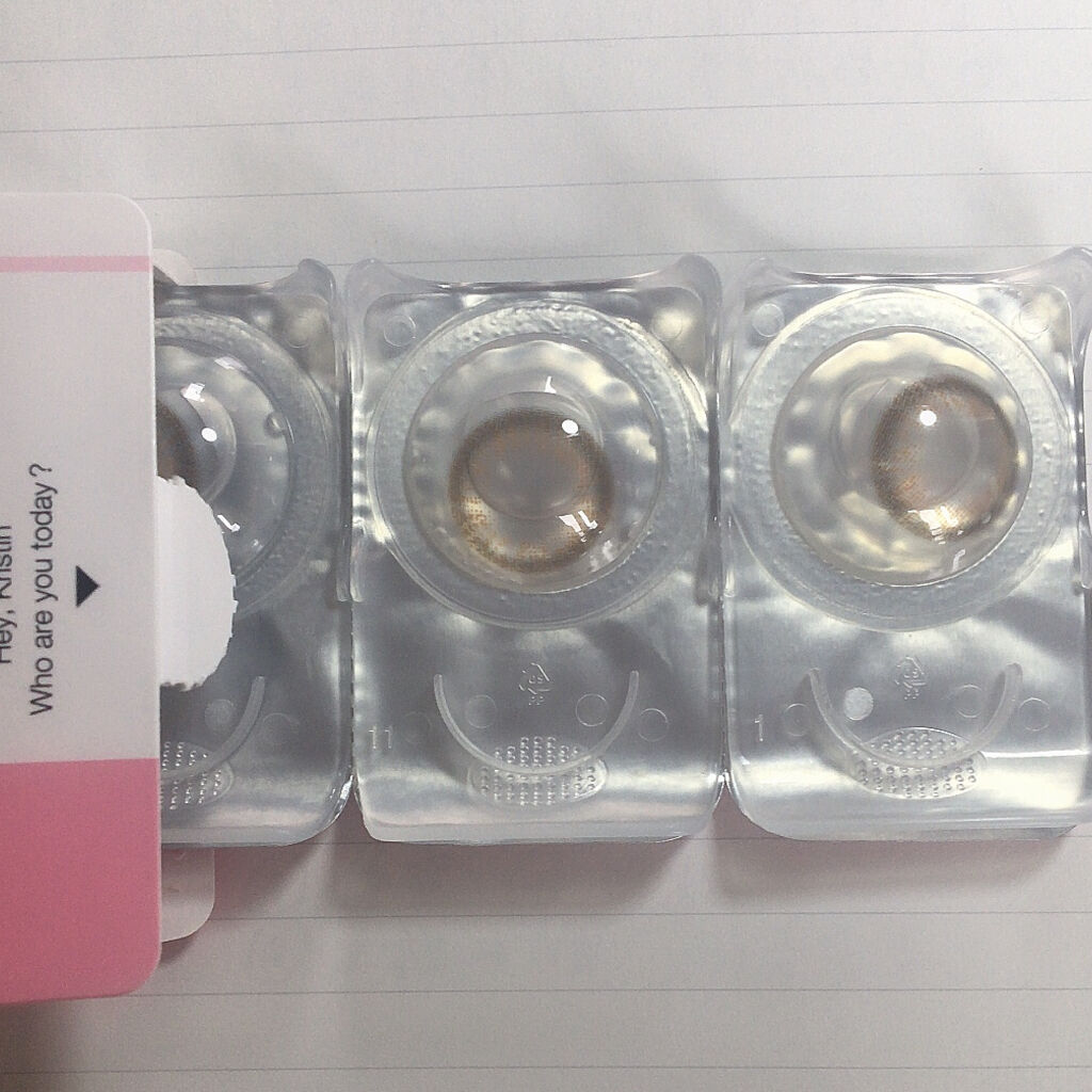 Blurred Kristin ブラウン/Hapa kristin/カラーコンタクトレンズを使ったクチコミ（3枚目）