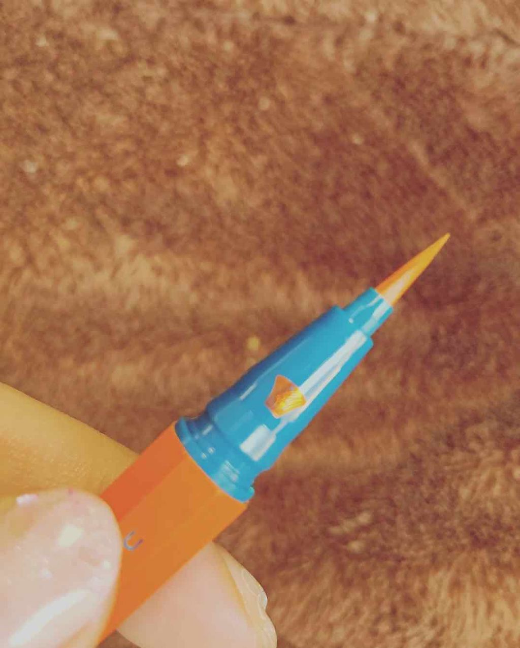 EYE OPENING LINER ORANGE/UZU BY FLOWFUSHI/リキッドアイライナーを使ったクチコミ（2枚目）