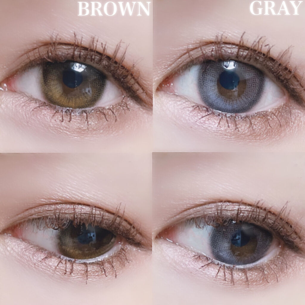 デームードブラウンマンスリー (DAYMOOD BROWN monthly)/OLOLA/１ヶ月（１MONTH）カラコンを使ったクチコミ（3枚目）