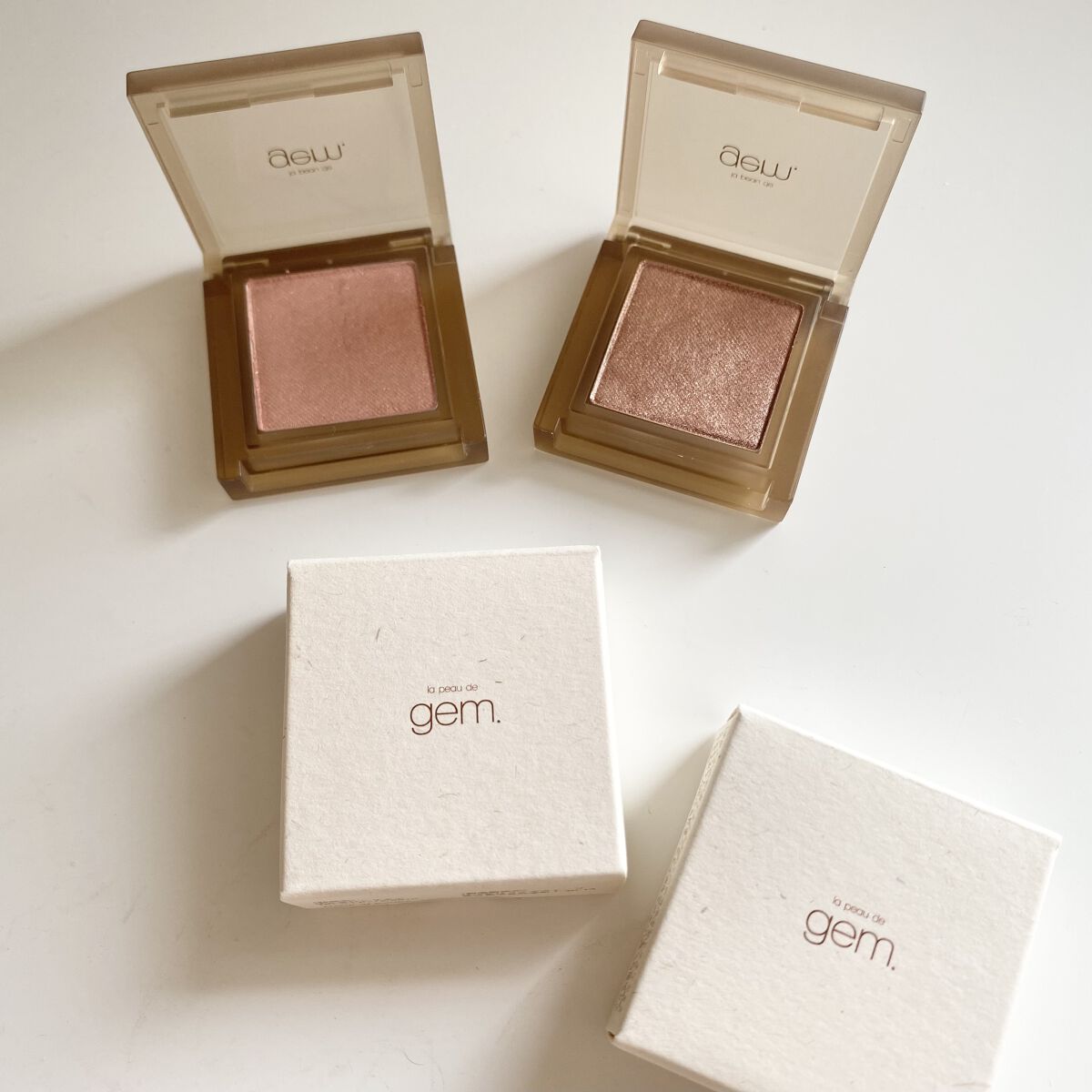 single eye color se-03 ブロンズ/la peau de gem./単色アイシャドウを使ったクチコミ（1枚目）