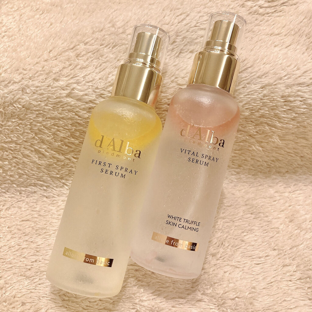 ダルバ ホワイトトリュフファーストスプレーセラム/ダルバ/ミスト状化粧水を使ったクチコミ（2枚目）