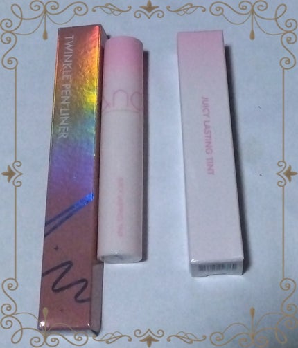 ジューシーラスティングティント/rom&nd/リップティントを使ったクチコミ(1枚目)