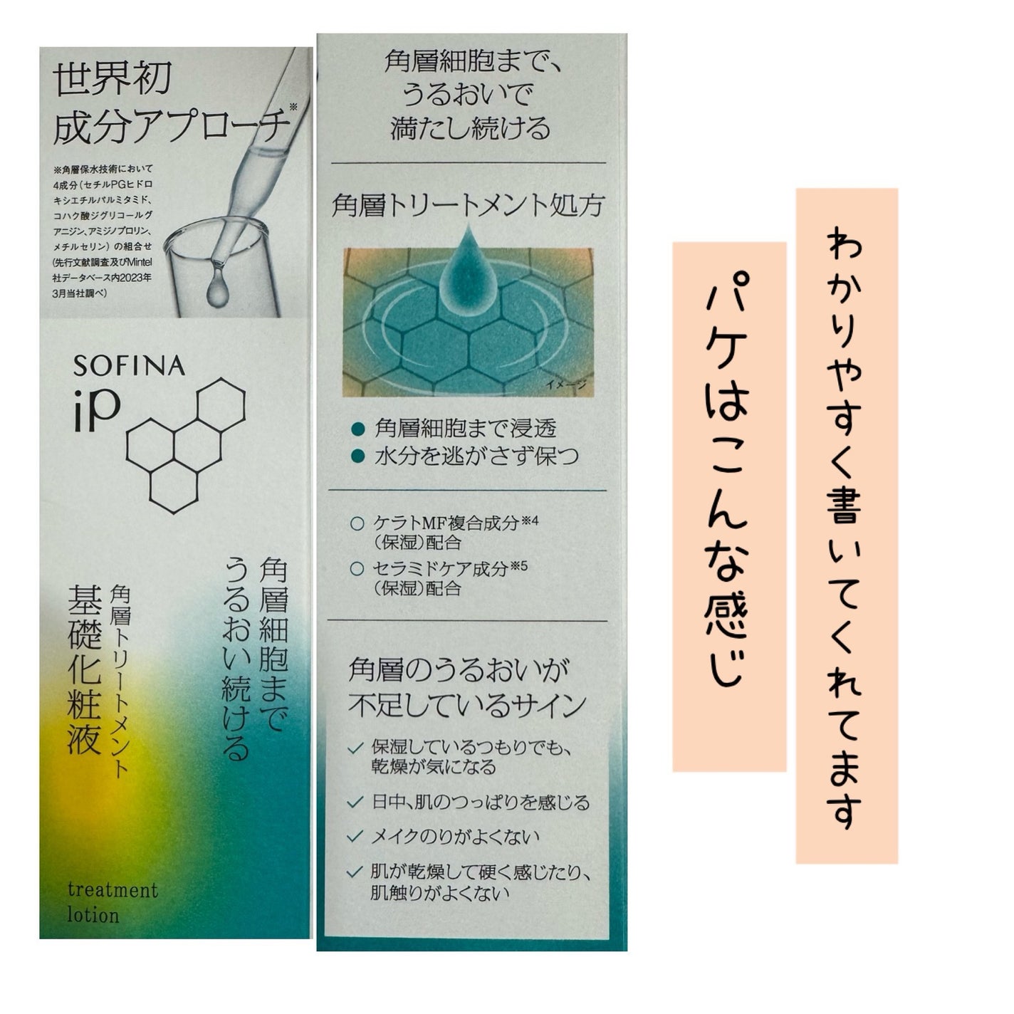ソフィーナ iP 角層トリートメント 基礎化粧液/SOFINA iP/化粧水を使ったクチコミ(2枚目)