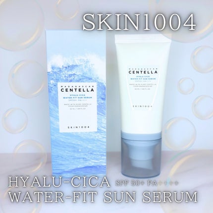 ヒアルーシカ ウォーターフィット サンセラム/SKIN1004/日焼け止めローションを使ったクチコミ(1枚目)