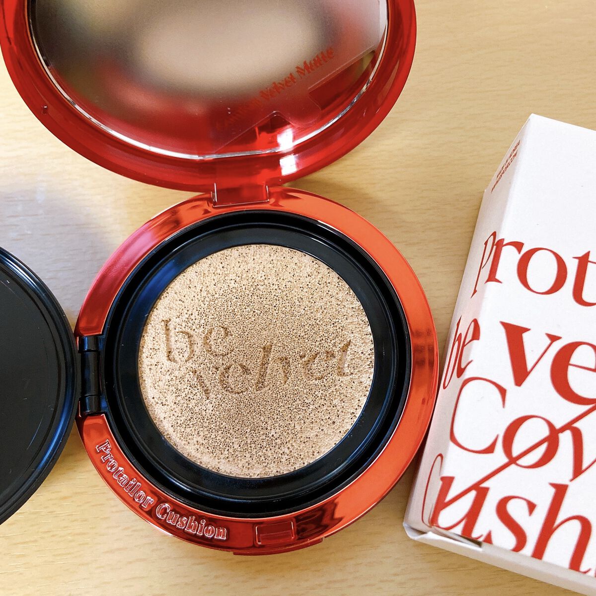 プロテーラービーベルベットカバークッション/espoir/クッションファンデーションを使ったクチコミ（2枚目）