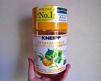 クナイプ バスソルト オレンジ・リンデンバウム<菩提樹>の香り/クナイプ/無機塩系入浴剤を使ったクチコミ(1枚目)