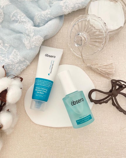 グリーンカーミングブルーレーションクリーンアンプル/obsero/美容液を使ったクチコミ(4枚目)