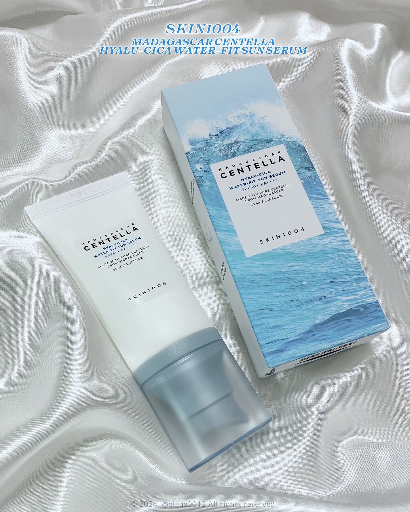 ヒアルーシカ ウォーターフィット サンセラム/SKIN1004/日焼け止めローションを使ったクチコミ(2枚目)