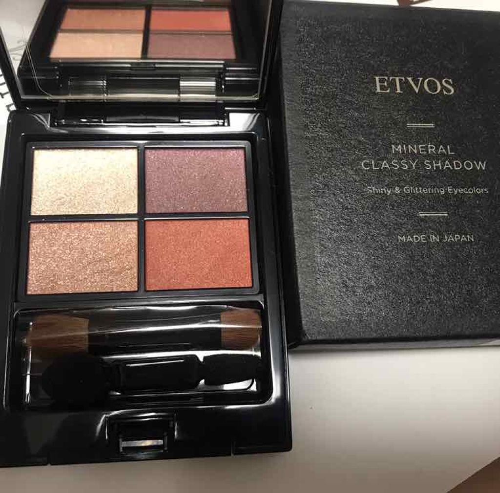 ミネラルクラッシィシャドー/エトヴォス/アイシャドウパレットを使ったクチコミ（2枚目）