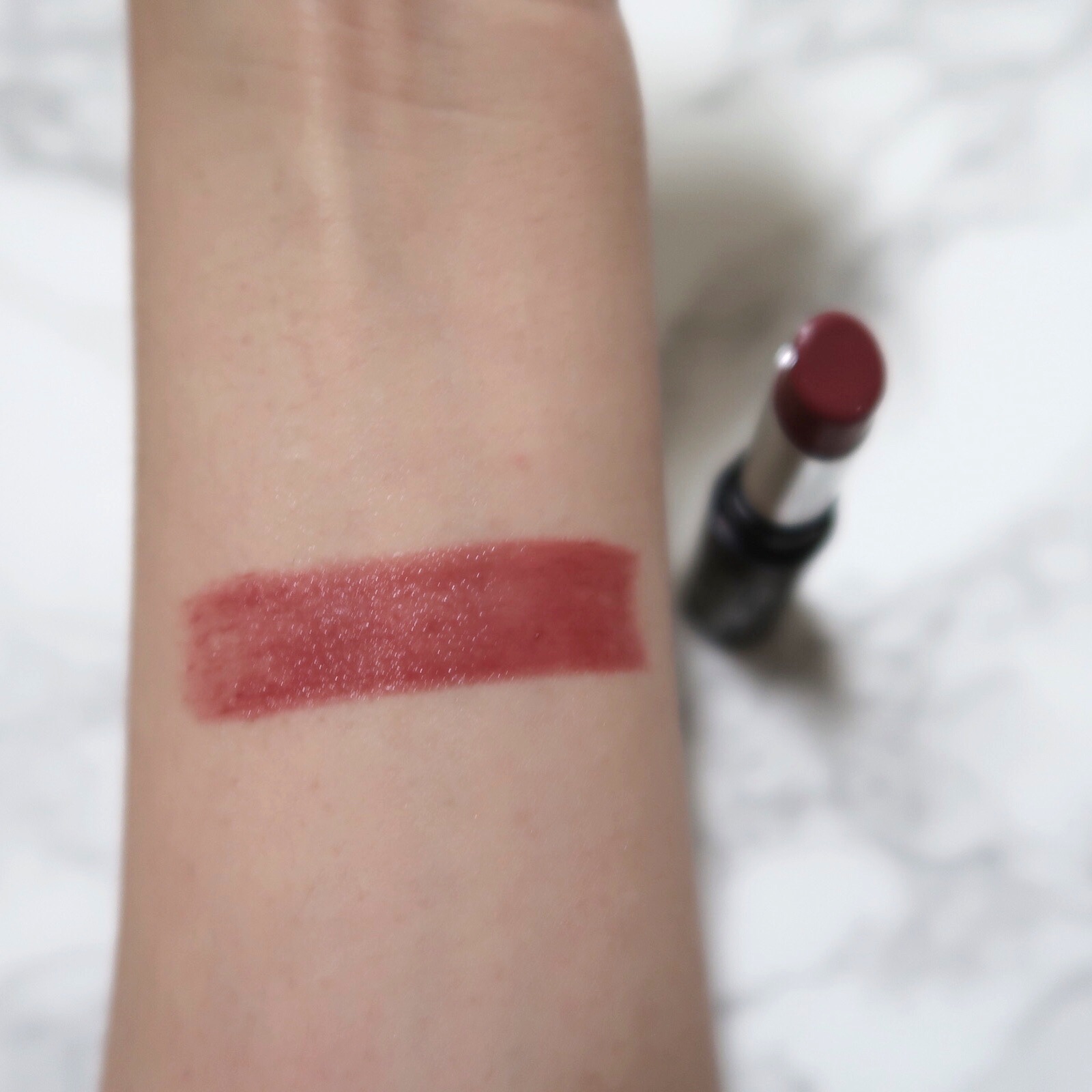 ラスティングフィニッシュ クリーミィ リップ 014 モーヴレッド/リンメル ロンドン/口紅を使ったクチコミ（2枚目）