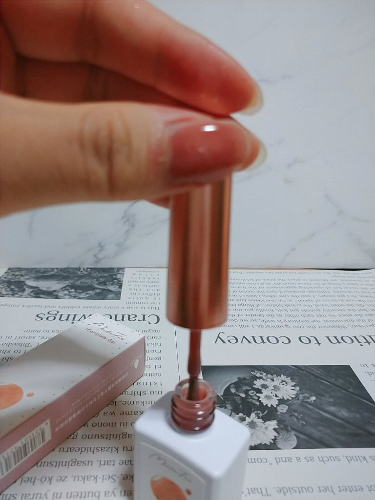 ワンコンプリート ジェルネイル/MilleFée/ジェルネイルを使ったクチコミ（1枚目）