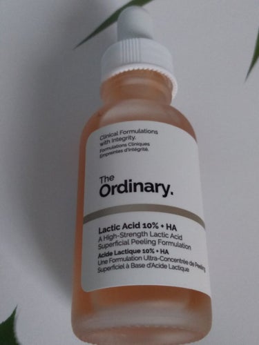 Lactic Acid 10% + HA/The Ordinary/ピーリングを使ったクチコミ（2枚目）