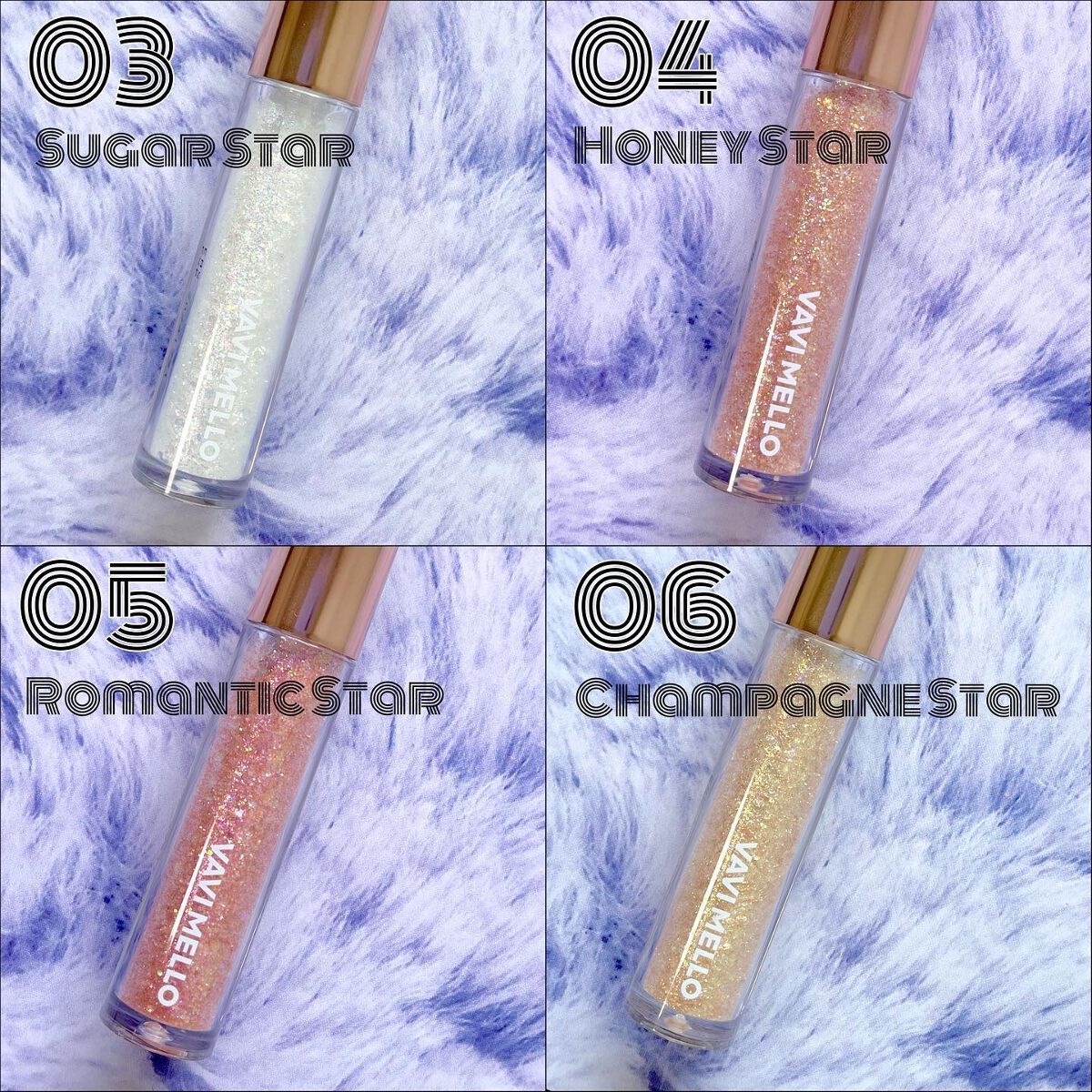 トゥインクルグリッター/VAVI MELLO/グリッターを使ったクチコミ（2枚目）