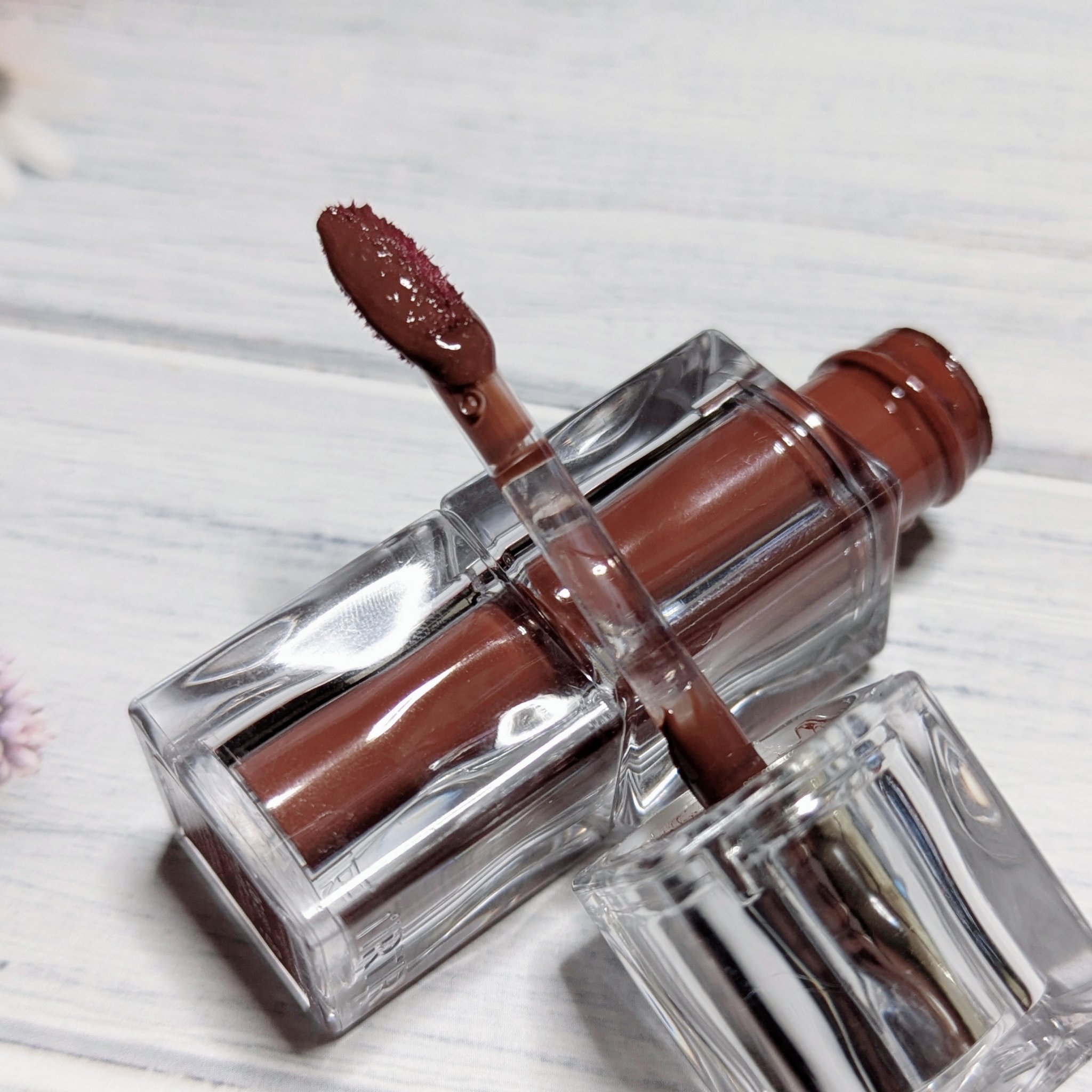 ウォーターリズムグロウティント 06 ハニーナッツ/TIRTIR(ティルティル)/リップティントを使ったクチコミ（2枚目）