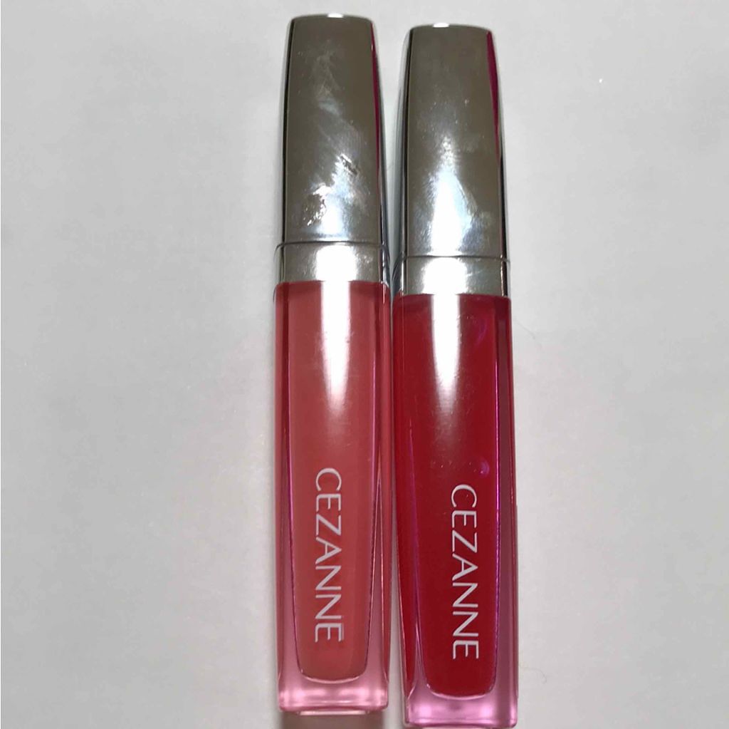 ジェルグロスリップ/CEZANNE/リップグロスを使ったクチコミ（2枚目）