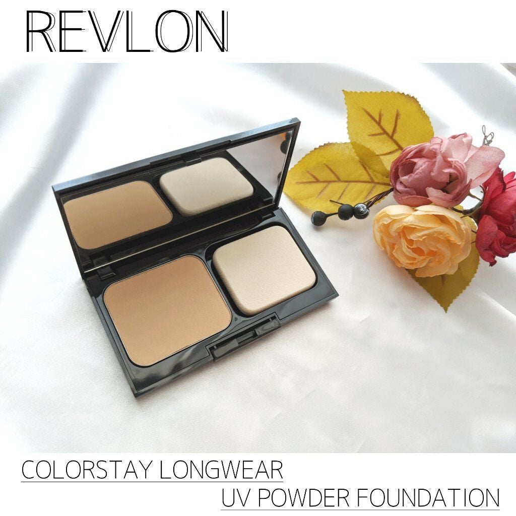 カラーステイ ロングウェア UV パウダー ファンデーション/REVLON/パウダーファンデーションを使ったクチコミ(1枚目)