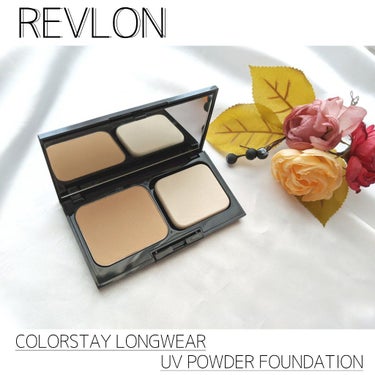  カラーステイ ロングウェア UV パウダー ファンデーション/REVLON/パウダーファンデーションを使ったクチコミ（1枚目）