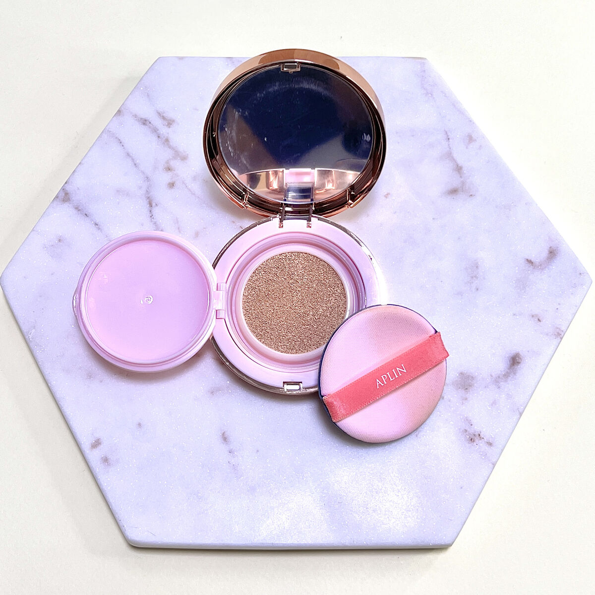 ピンクティーツリーカバークッション/APLIN/クッションファンデーション by vivi@KR 