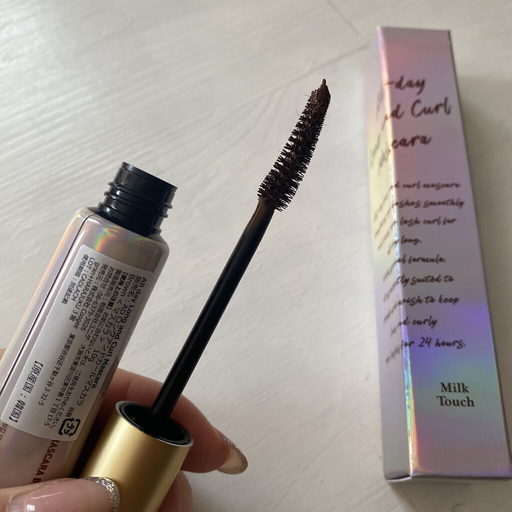 オールデイ ロング アンド カール マスカラ/Milk Touch/マスカラを使ったクチコミ（2枚目）