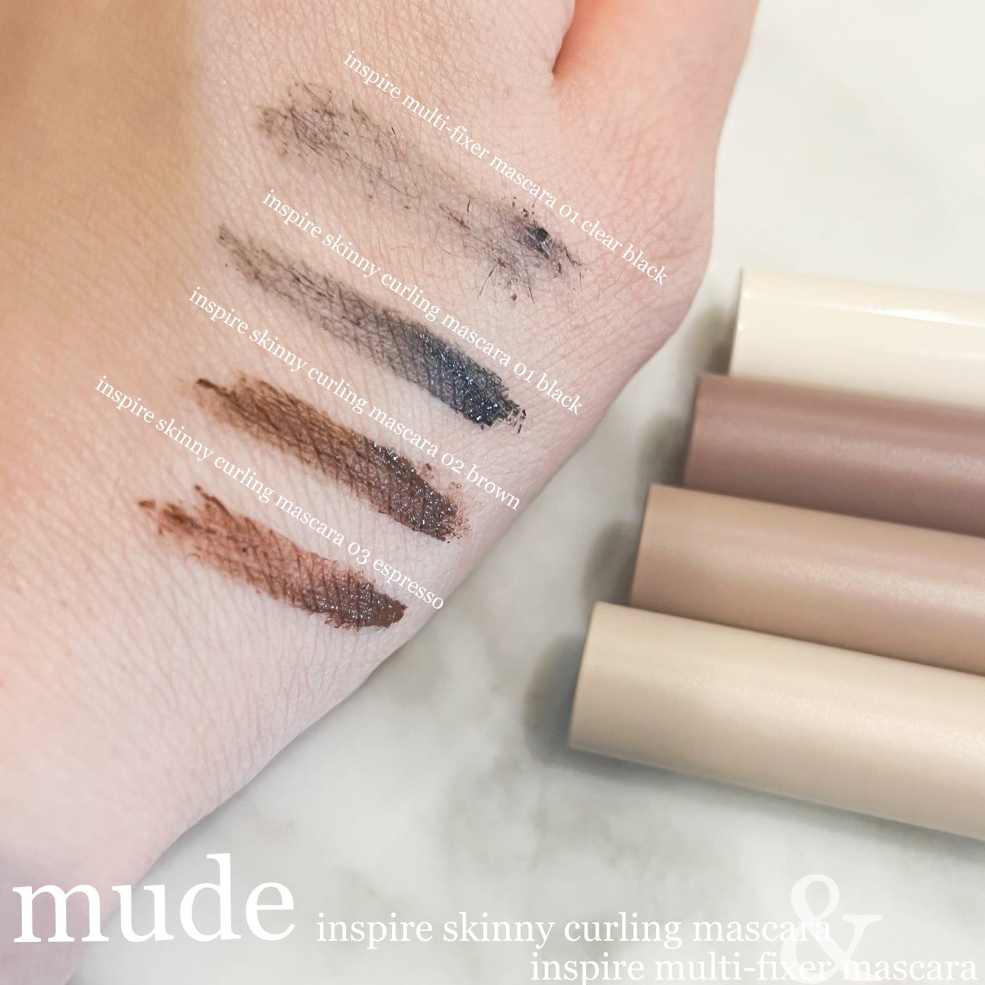 スキニーマスカラ/mude/マスカラを使ったクチコミ(6枚目)