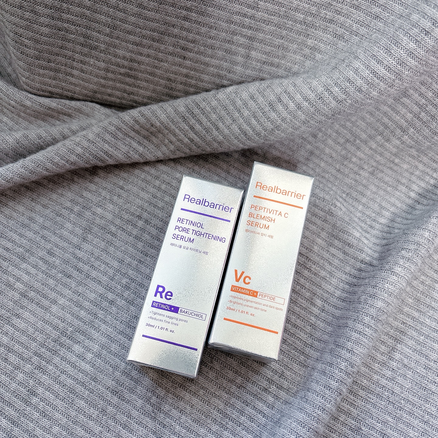 レチ二オールポアタイトニングセラム/Real Barrier/美容液を使ったクチコミ（2枚目）