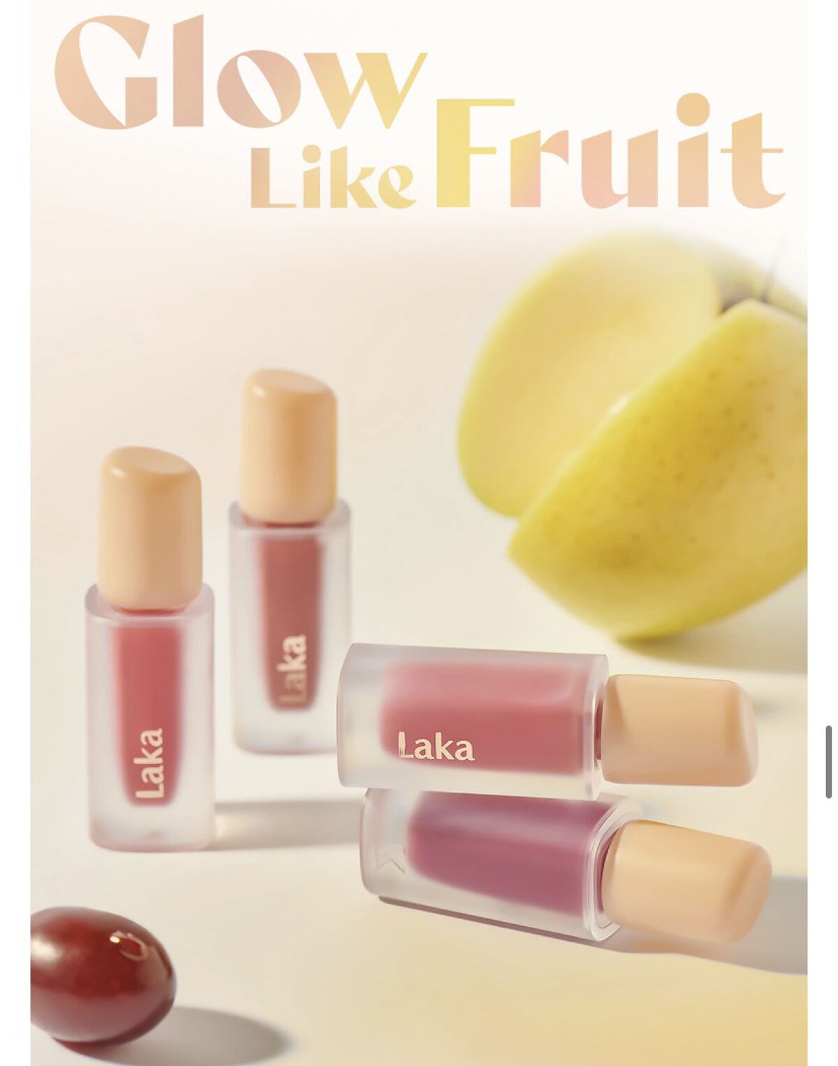 スムースマット リップティント 02 NINA/Laka/口紅を使ったクチコミ（3枚目）