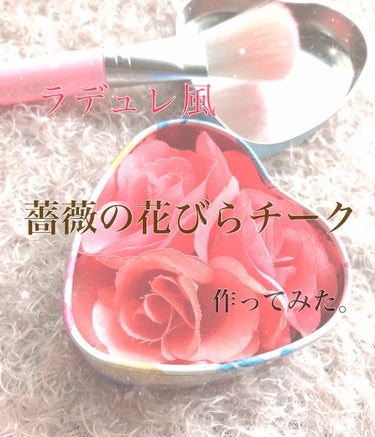 女子力高まる??

🥀花びらチーク作ってみた🥀


初投稿❁⃘*.ﾟ
自己満のコスメ作りですが、、
かわいくできたので是非皆様も試してみて欲しいと思い投稿してみました:;(∩´///`∩);:


ラデ