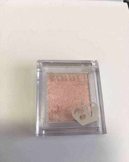 プリズム パウダーアイカラー 002 ピュアピンク/リンメル ロンドン/単色アイシャドウを使ったクチコミ(2枚目)