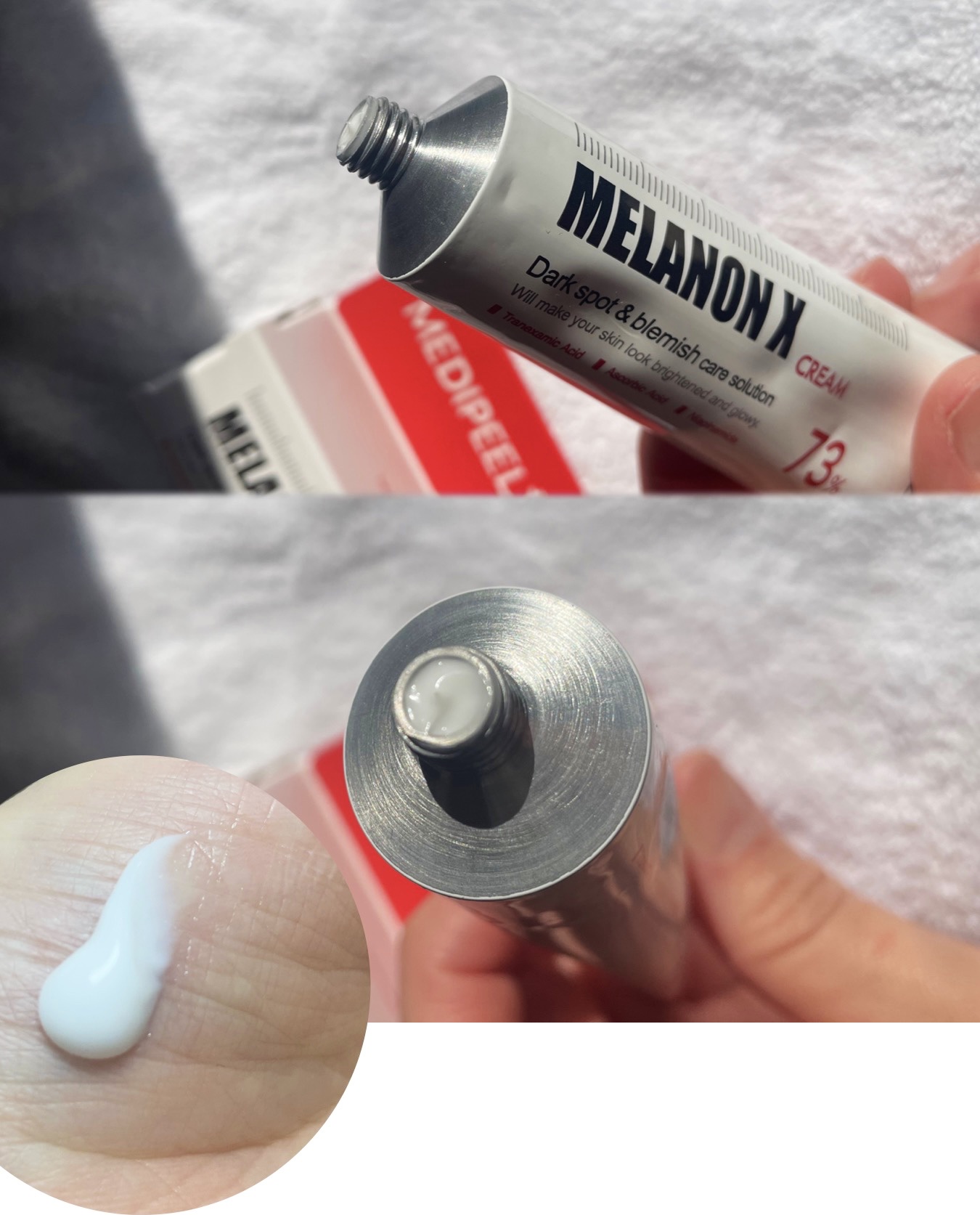 MEDIPEEL  メラノンクリームのクチコミ「MEDIPEEL〜メディピール〜
メラノンクリーム

肌の奥の角質層に隠れた
ダークスポットま.....」（2枚目）