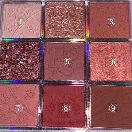 クォーツ 9色アイシャドウパレット(ドリームランドアイシャドウ)/ZEESEA/アイシャドウパレットを使ったクチコミ(3枚目)