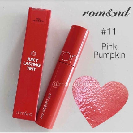 ジューシーラスティングティント/rom&nd/リップティントを使ったクチコミ(2枚目)