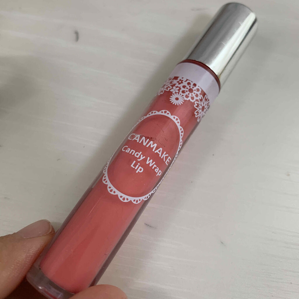 キャンディラップリップ No.03 ピーチシャワー/キャンメイク/リップグロスを使ったクチコミ（1枚目）