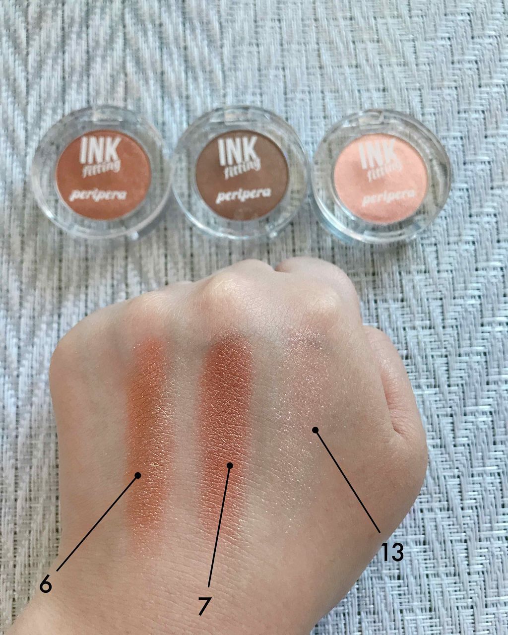 インクフィッティングシャドー/PERIPERA/ジェル・クリームアイシャドウを使ったクチコミ(2枚目)