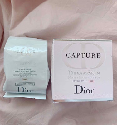 カプチュール ドリームスキン モイスト クッション SPF50 /PA+++ /Dior/クッションファンデーションを使ったクチコミ（4枚目）