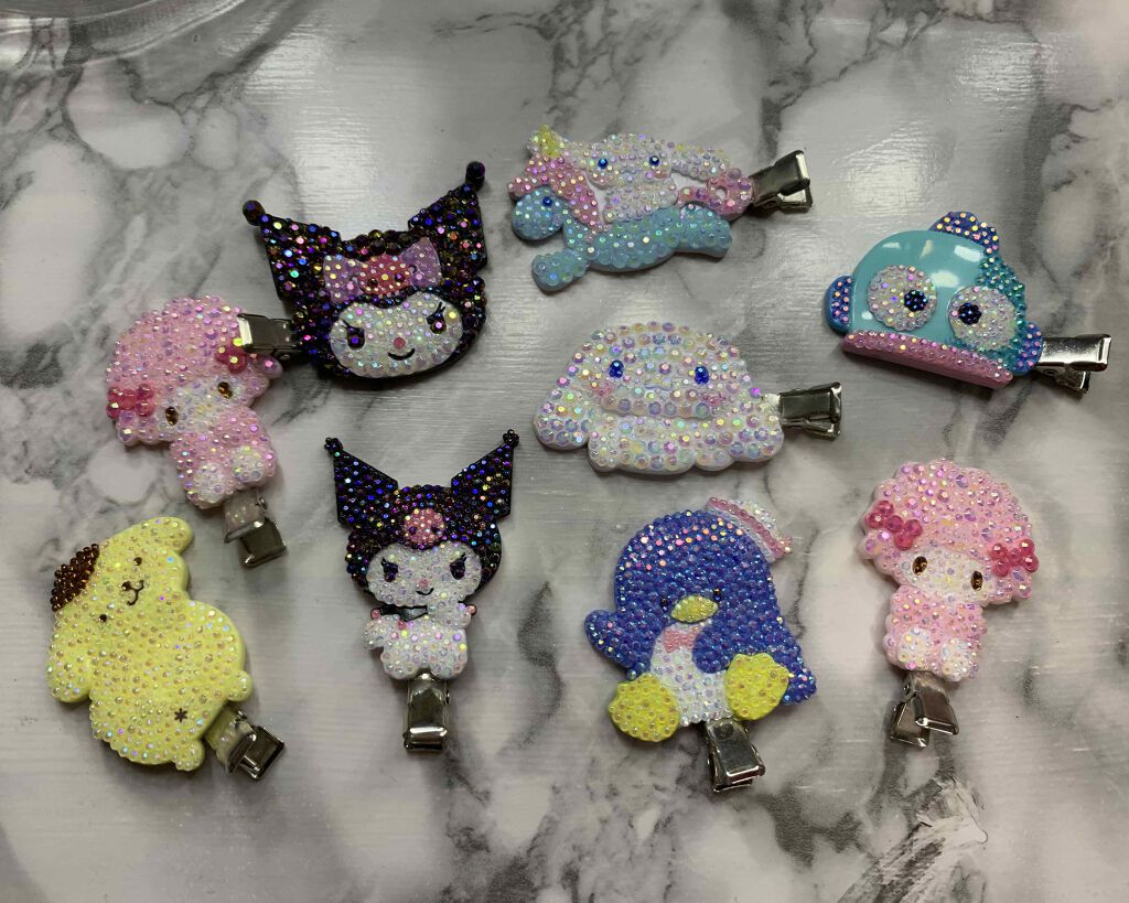 前髪クリップ/サンリオ/ヘアアクセサリーを使ったクチコミ（2枚目）