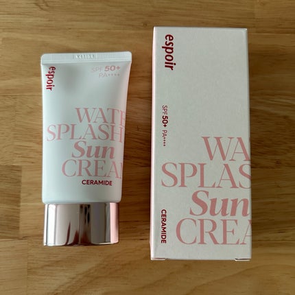 ウォータースプラッシュサンクリーム セラミド/espoir/日焼け止めクリームを使ったクチコミ(1枚目)