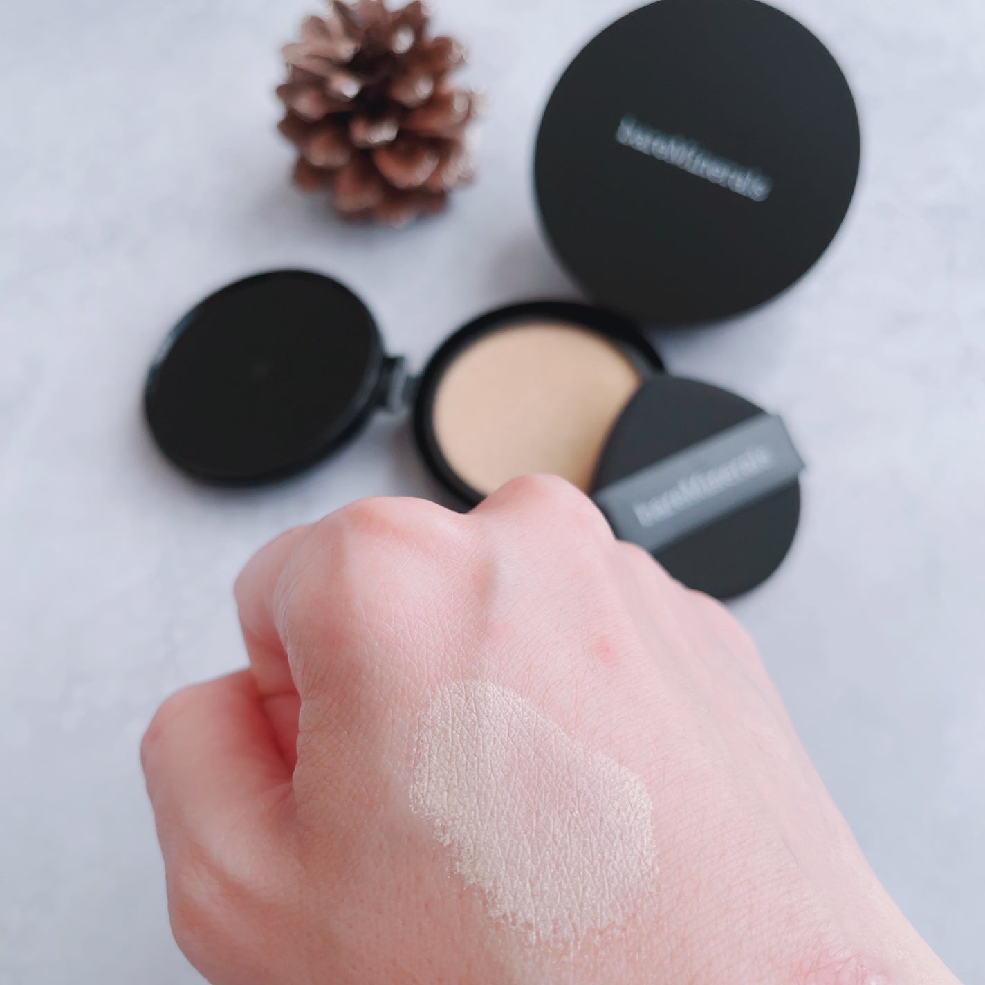 オリジナル ピュア セラム カバーアップ クッション/bareMinerals/クッションファンデーションを使ったクチコミ(6枚目)