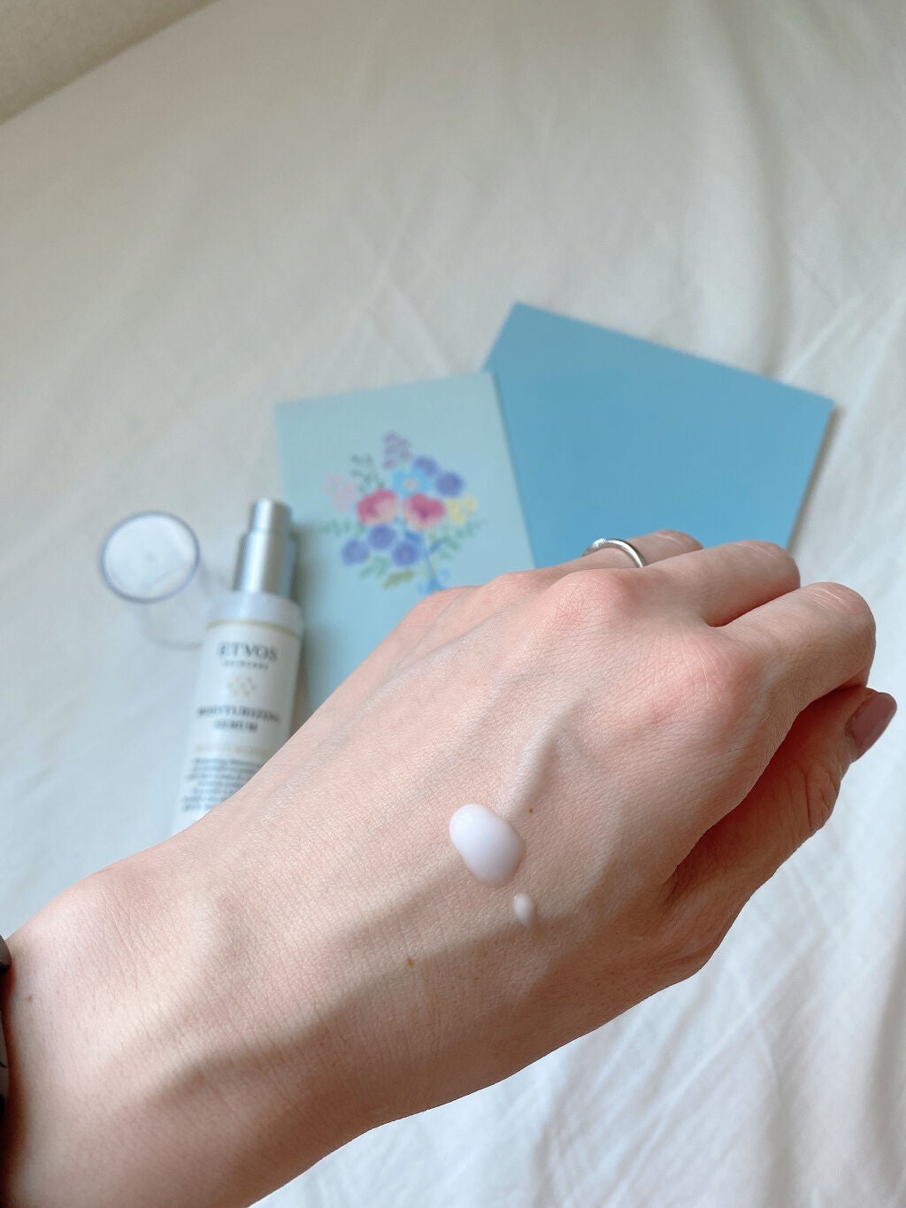 モイスチャライジングセラム/エトヴォス/美容液を使ったクチコミ(2枚目)