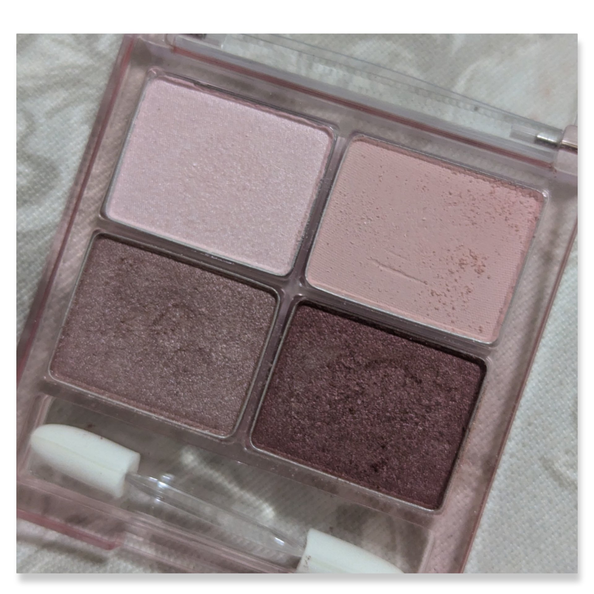 プレイカラーアイズミニ /ETUDE/アイシャドウパレットを使ったクチコミ（3枚目）