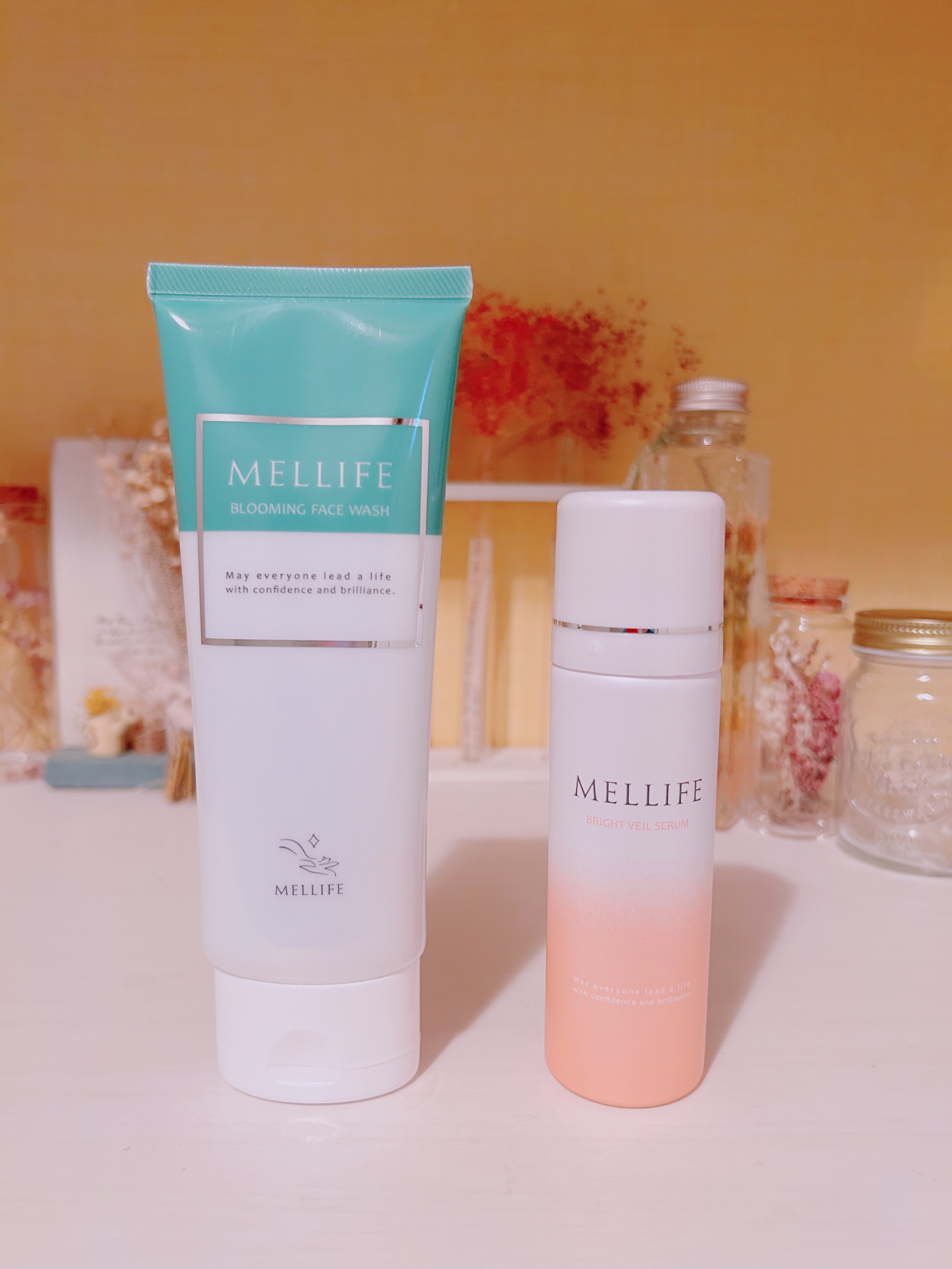 メルフBLOOMING FACE WASH BRIGHT VEIL SERUM